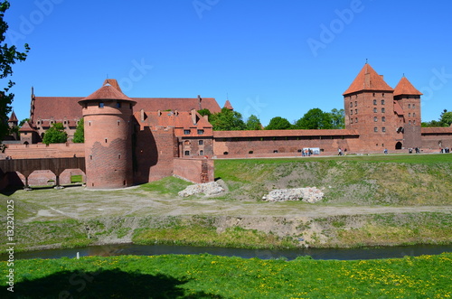 Zamek krzyżacki w Malborku/Teutonic Castle in Malbork, Pomerania, Poland