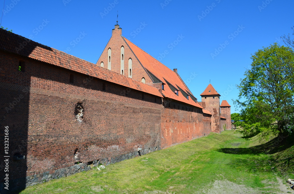 Zamek krzyżacki w Malborku/Teutonic castle in Malbork, Pomerania, Poland