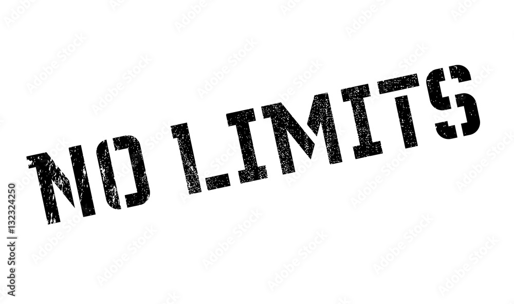 No limits stamp No limits stamp