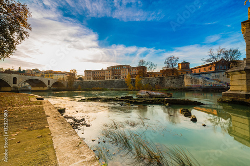 Bridge over river in Rome © Vivida Photo PC