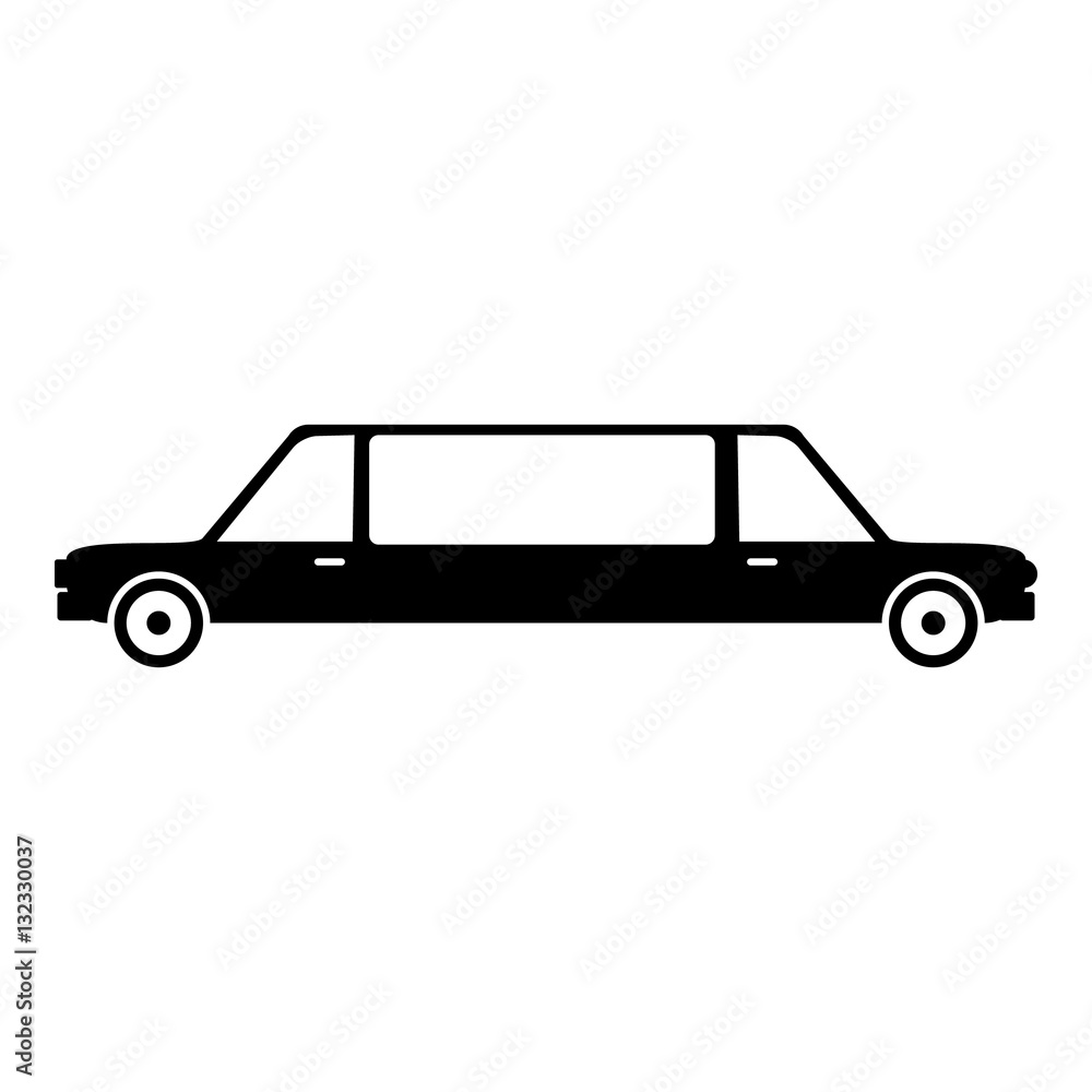 Limousine icon, simple style