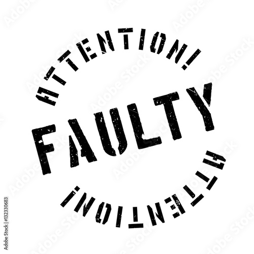 Faulty rubber stamp. Grunge design with dust scratches. Effects can be easily removed for a clean, crisp look. Color is easily changed.