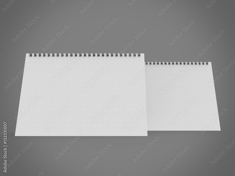 Desktop Calendar 3D Rendering Desktop Calendar 3D Rendering