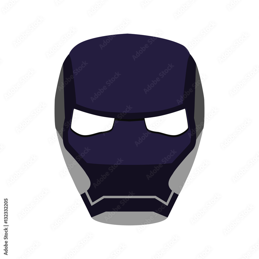 mask of superhero flat icon mask of superhero flat icon