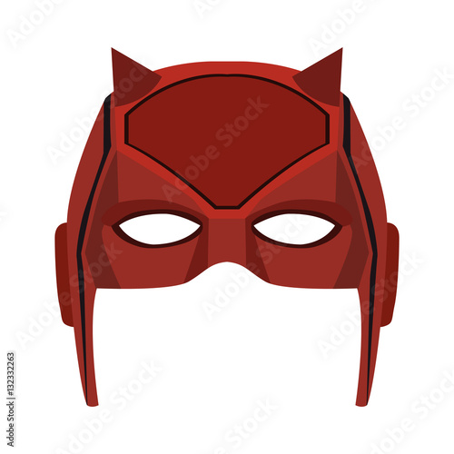 mask of superhero flat icon
