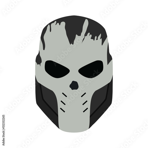 mask of superhero flat icon