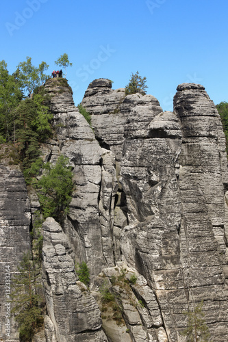 Felsformationen in der Sächsischen Schweiz 