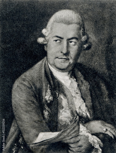 Johann Christian Bach in London (by Thomas Gainsborough, 1776)