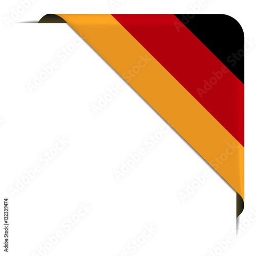 Free Download Deutsche Flage - Eckbanner - GFXLoad