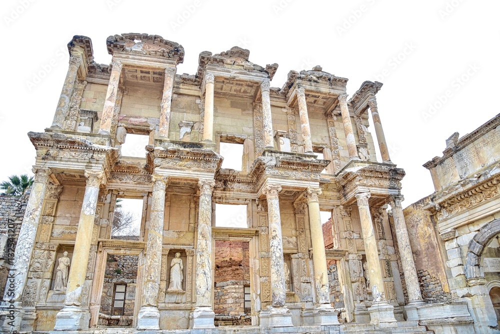 The Ancient Library of Celsus in Ephesus, Turkey
