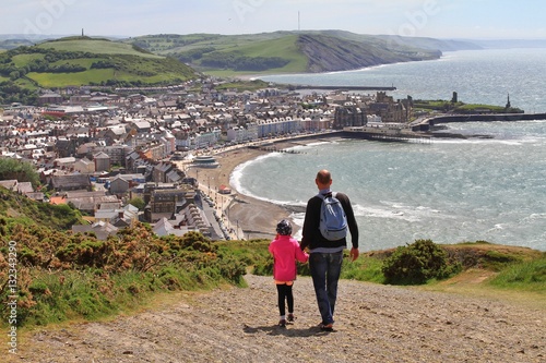 Blick auf Aberystwyth (Wales) photo