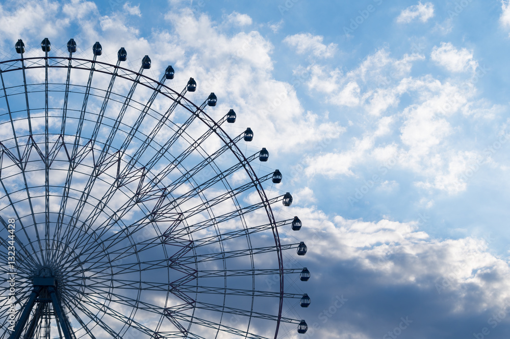Blue Sky and Ferris Wheel