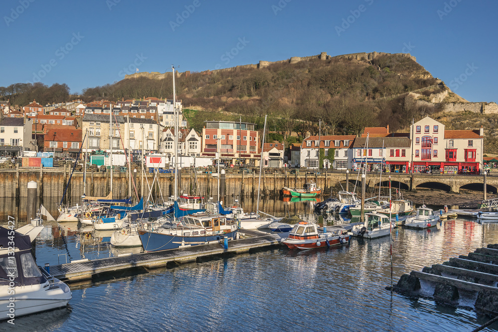 The harbour in Scarborough Yorkshire
