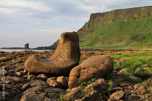 Der Stiefel des Riesen am Giant`s Causeway (Nordirland) photo