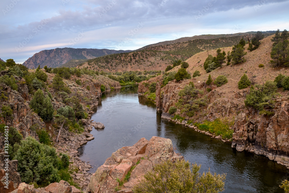 Colorado river headwaters scenic view 
Radium, Grand County, Colorado, USA