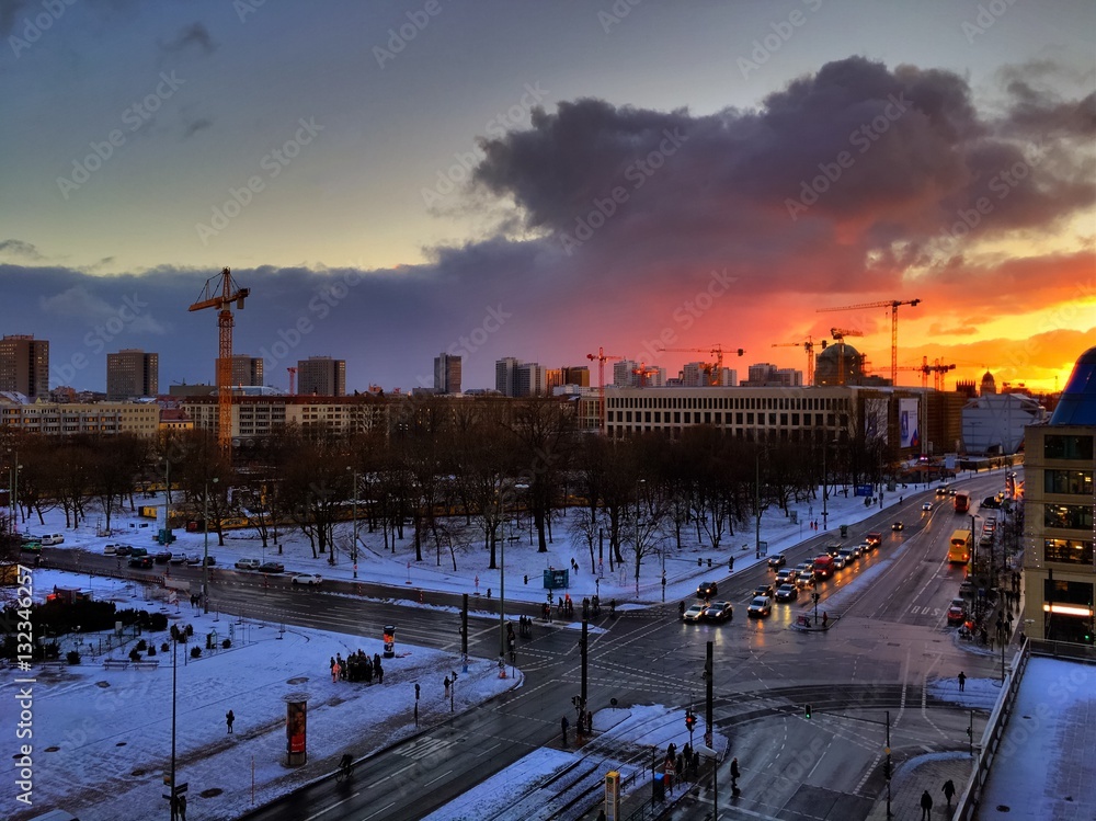 Fototapeta premium Berlin am Abend