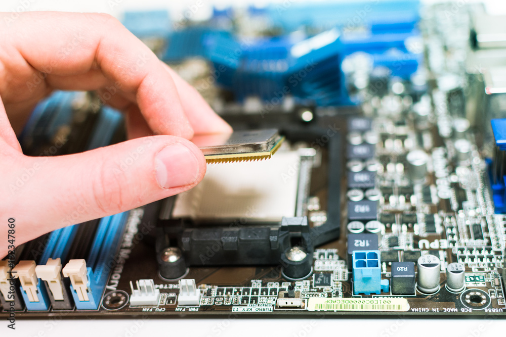 Installing the CPU into the motherboard Installing the CPU into the motherboard