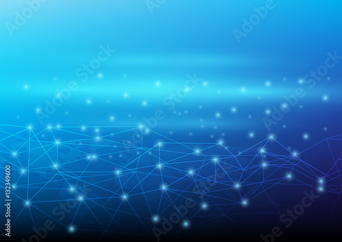 Abstract futuristic digital and global network background. World of communication.