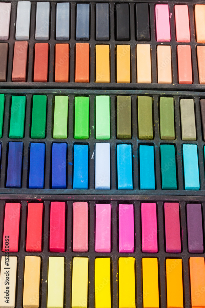 Bunte Farbpalette