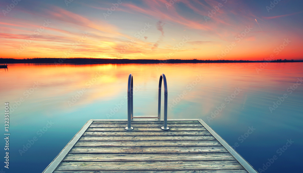 Fototapeta premium Frühlingserwachen am See