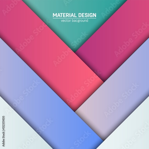 Vector material design background. Abstract creative concept layout template. For web and mobile app, paper art illustration design. style blank, poster, booklet. Motion wallpaper element. Flat ui