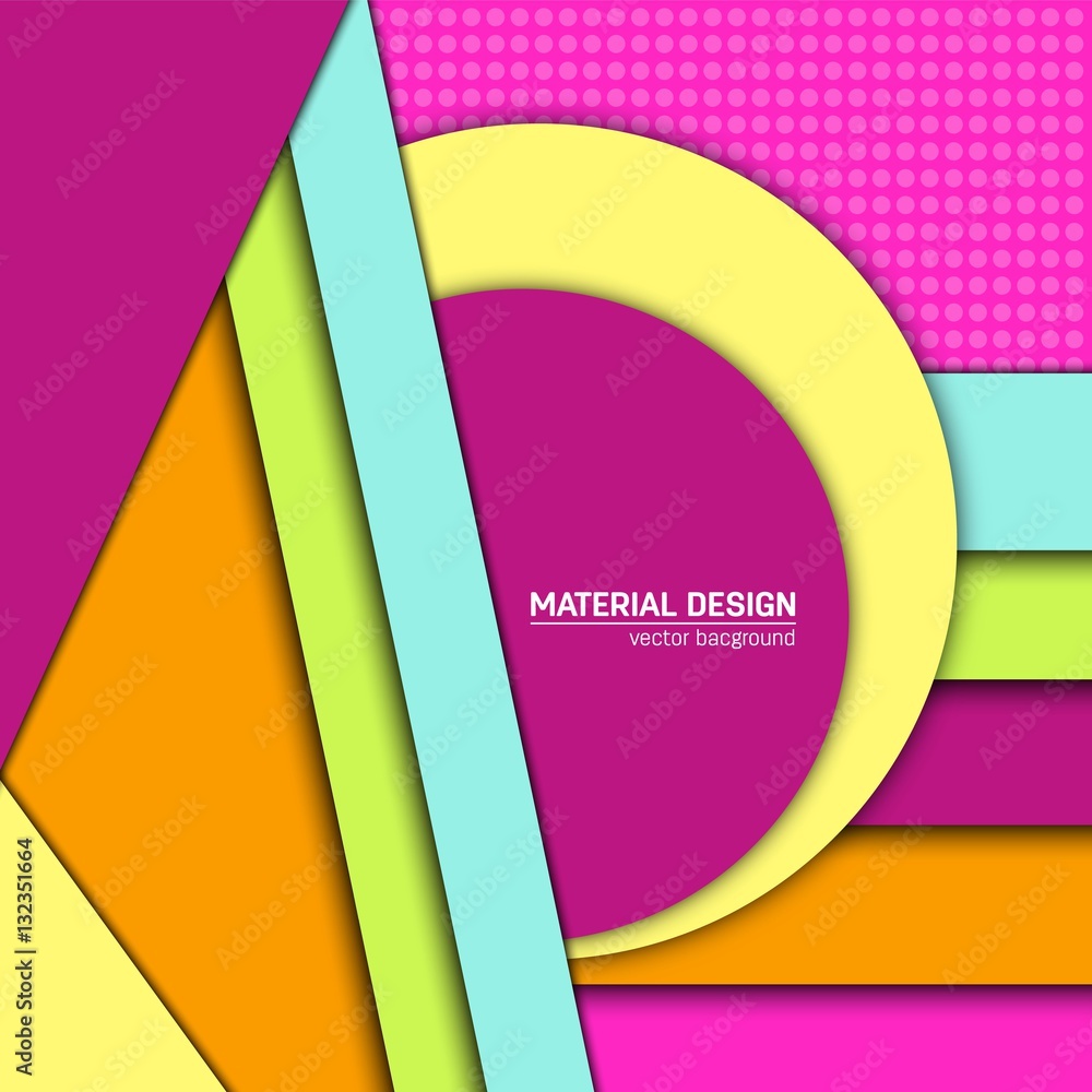 Vector material design background. Abstract creative concept layout template. For web and mobile app, paper art illustration design. style blank, poster, booklet. Motion wallpaper element. Flat ui Vector material design background. Abstract creative concept layout template. For web and mobile app, paper art illustration design. style blank, poster, booklet. Motion wallpaper element. Flat ui