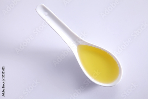 Canvas Print spoon of oil