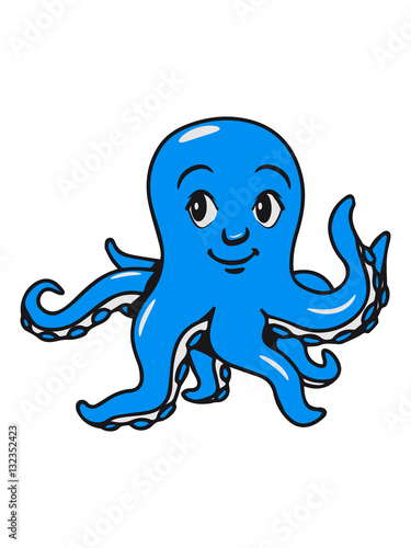 Octopus oktopus funny child sweet photo