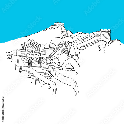 Große Mauer in China, Blaue Serie