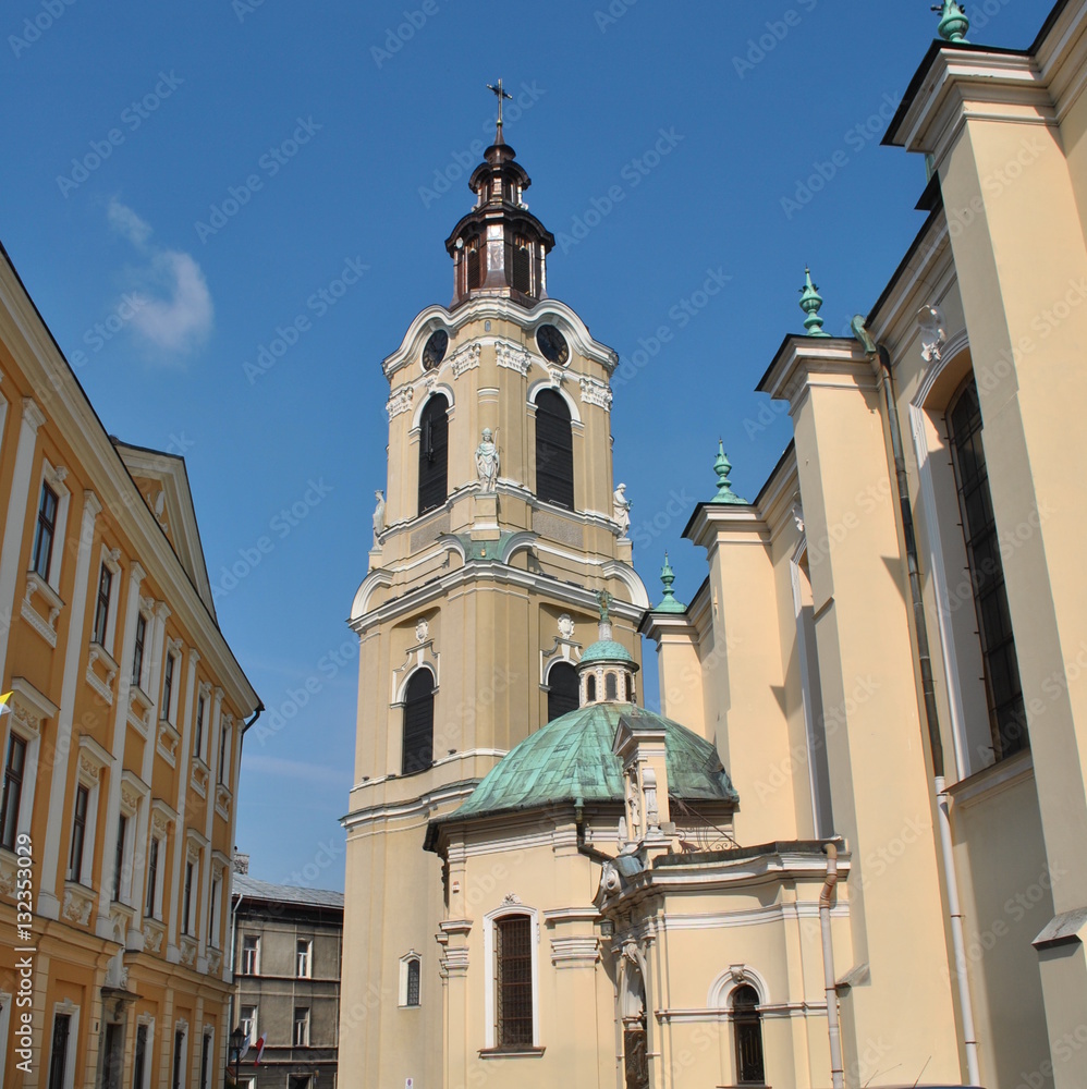 Fototapeta premium Kościół barokowy w Przemyślu