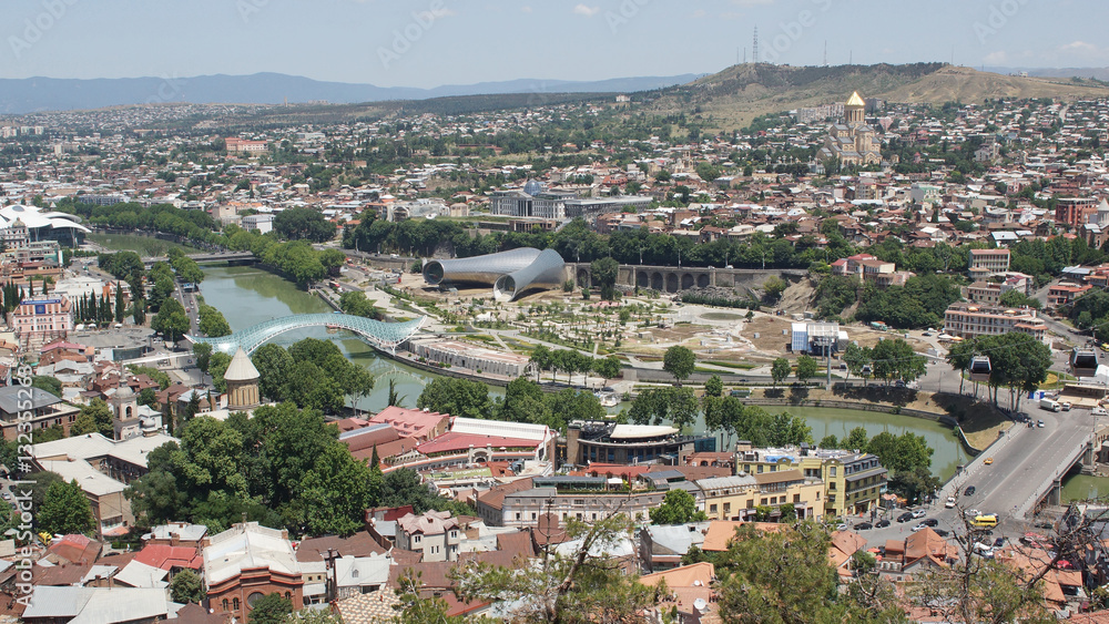 Panorama von Tbilissi, Georgien, Europa
