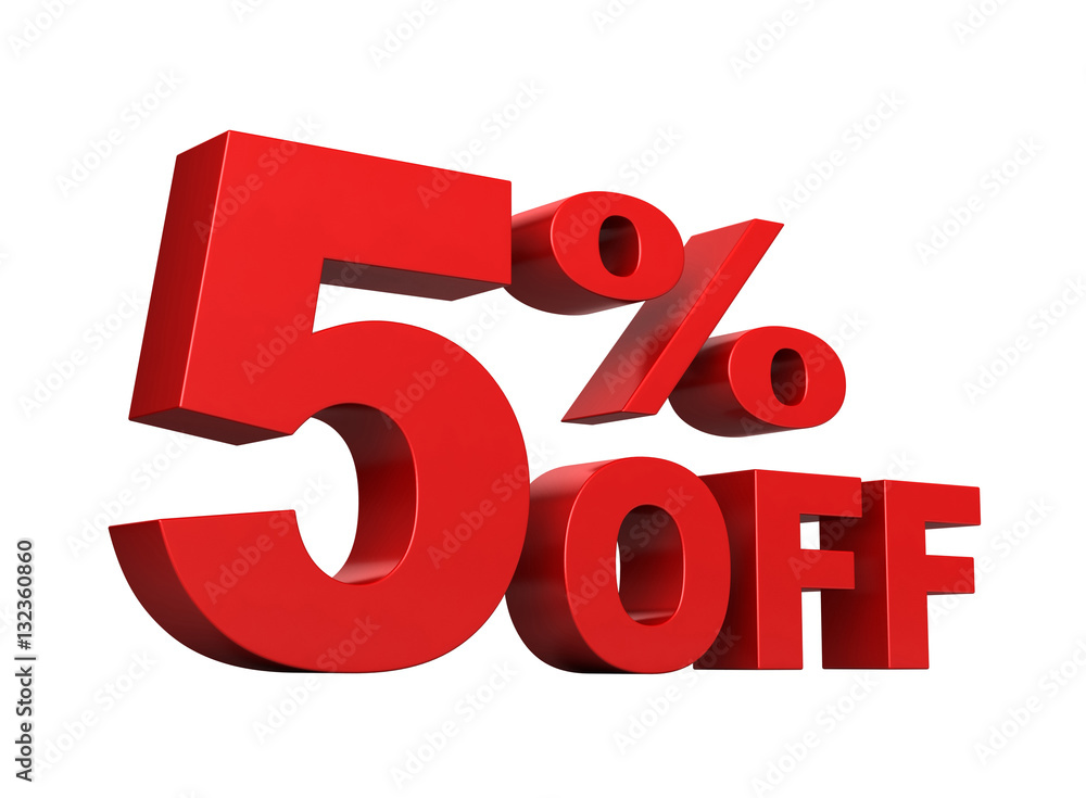 5 Percent Off 5 Percent Off