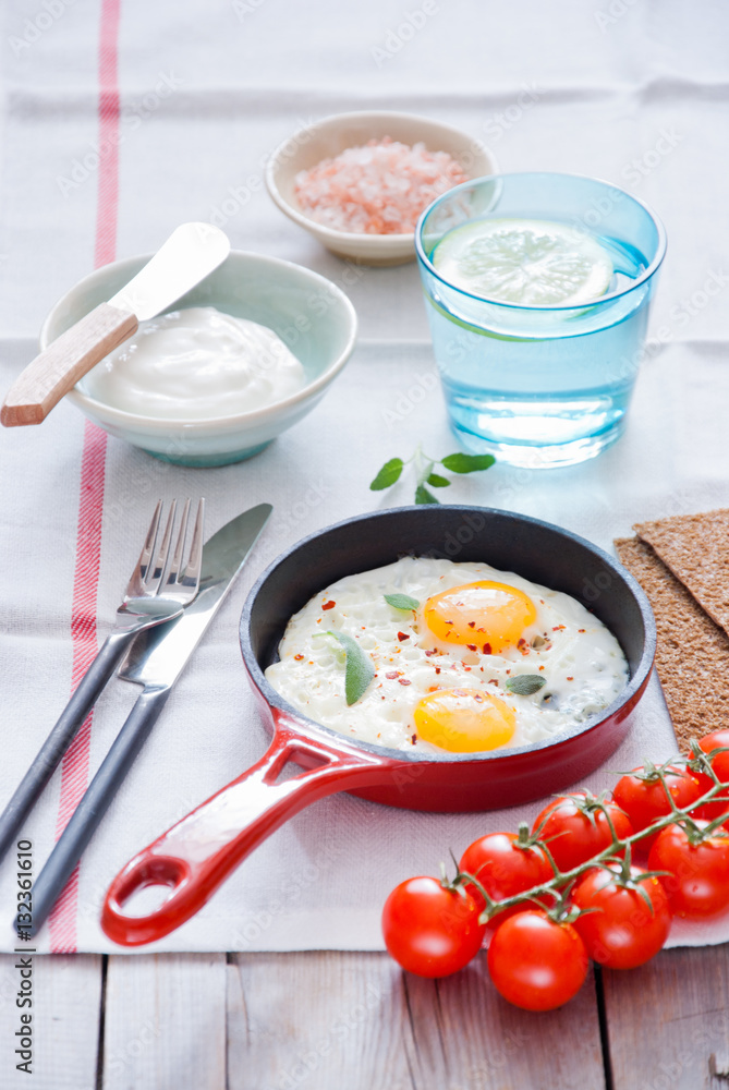 Fried Eggs for breakfast Fried Eggs for breakfast