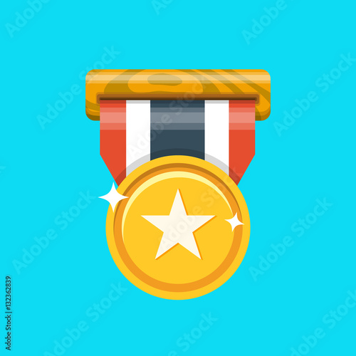 Medal flat icon