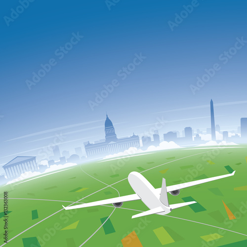 Buenos Aires Skyline Flight Destination