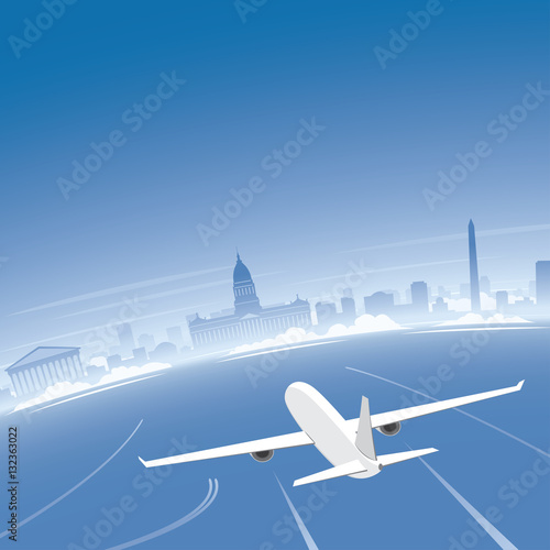 Buenos Aires Skyline Flight Destination