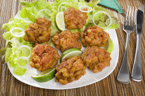 Indian Appetizer Onion Bhajias