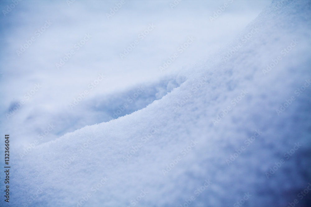 Abstract snow shapes - snow texture
