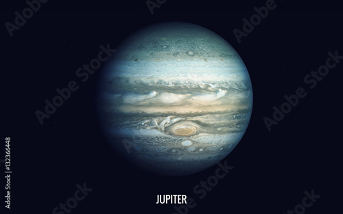 Jupiter. Elements of this image furnished by NASA