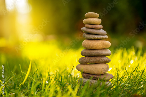 Canvas Print Stones Balance