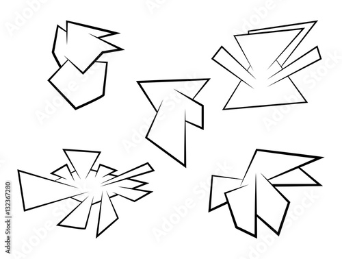 office paper logo vector symbol icon design