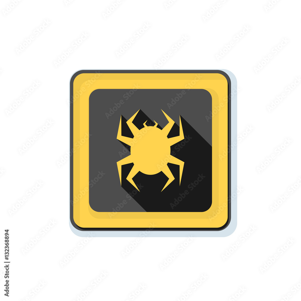 Virus hazard sign Virus hazard sign