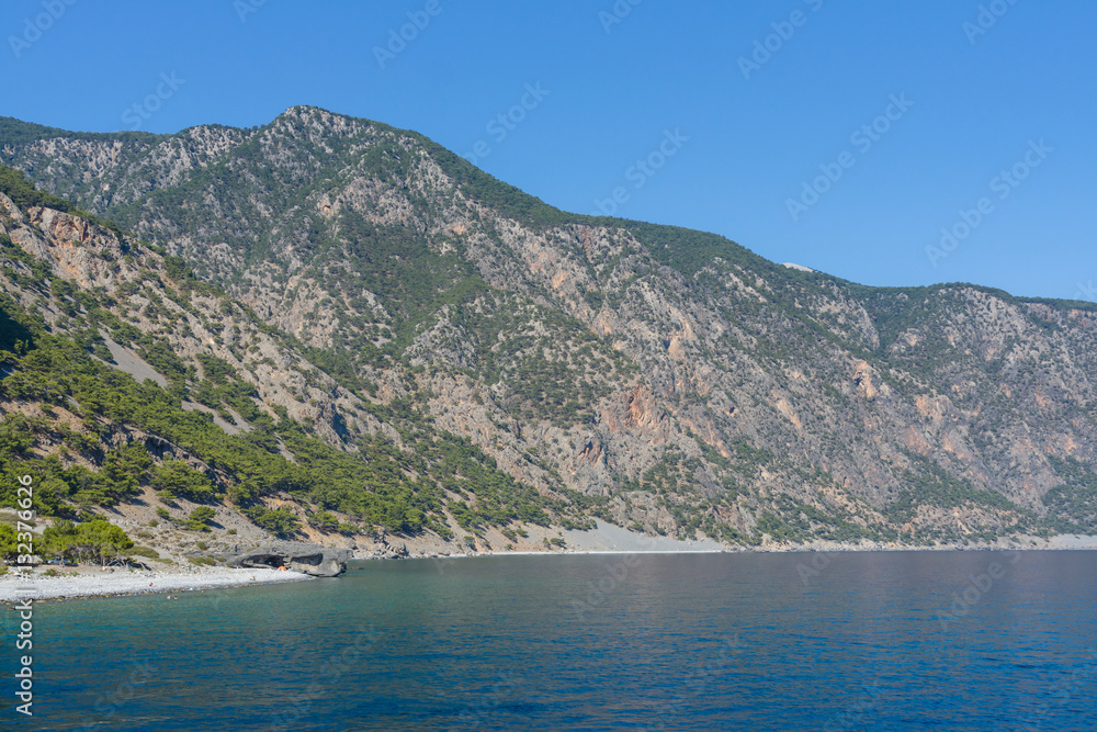 Mountains of southern coast of Crete.