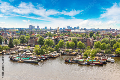 Photography Panoramic view of Amsterdam