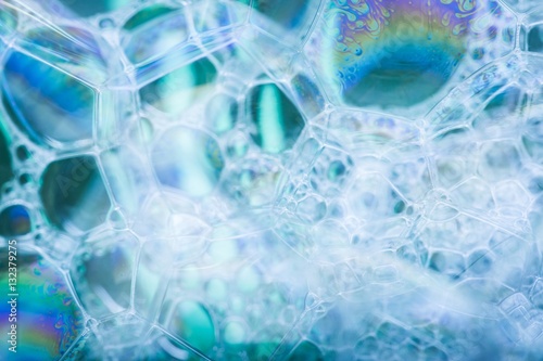 Close up of soap air bubbles © milosz_g