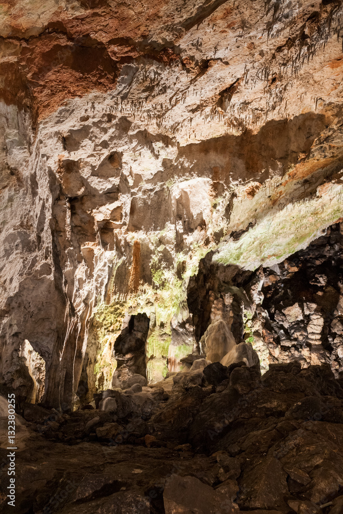 Scene from the amazing bulgarian cave Saeva Dupka
