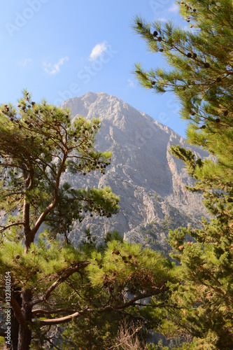 Samaria Gorge national park. Greece, Crete, White Mountains