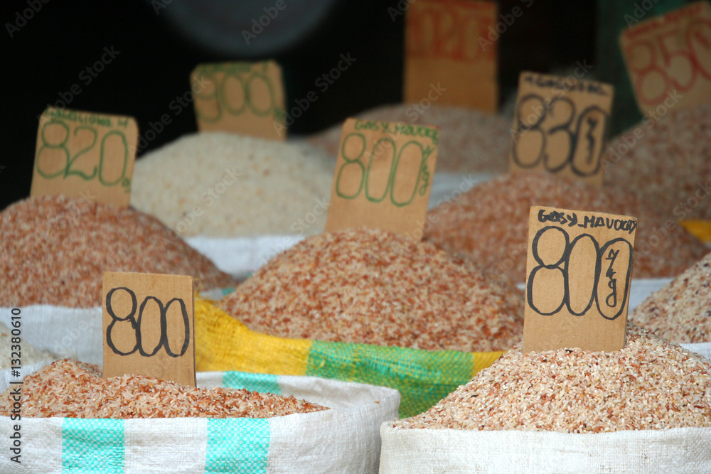 Bags of grain for sale