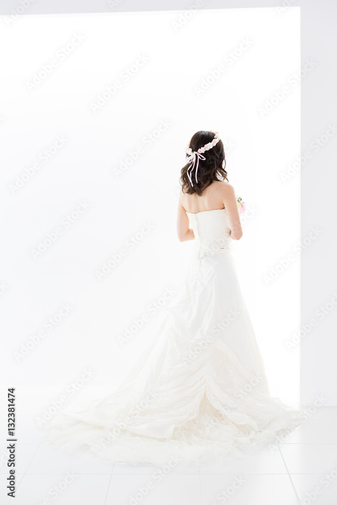 young asian woman wedding image young asian woman wedding image