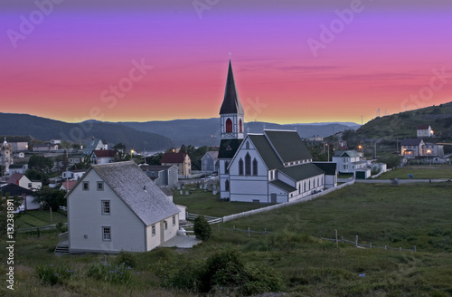 Trinity  Newfoundland  Canada at Sunset